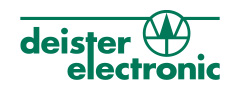 Das Logo der deister electronic GmbH